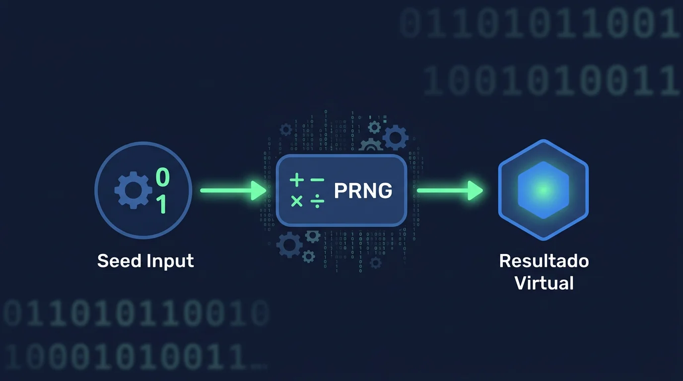 Diagrama de flujo de algoritmo RNG para apuestas deportivas virtuales certificadas